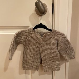 Brown button down sweater